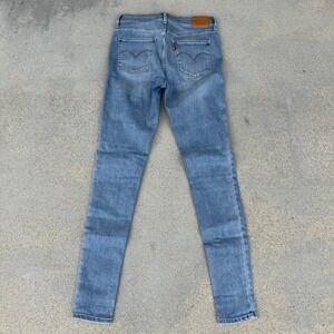 Levi's 720 High Rise Super Skinny Jeans Women's Size 28 Blue Denim
